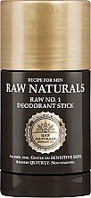 Deostick - Recipe For Men RAW Naturals No. 1 Deodorant Stick — Bild N1