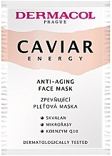 Düfte, Parfümerie und Kosmetik Anti-Aging Gesichtsmaske mit Squalan und Coenzym Q10 - Dermacol Caviar Energy Anti-Aging Face Mask