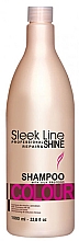 Düfte, Parfümerie und Kosmetik Shampoo für gefärbtes Haar mit Seidenprotein - Stapiz Sleek Line Colour Shampoo 