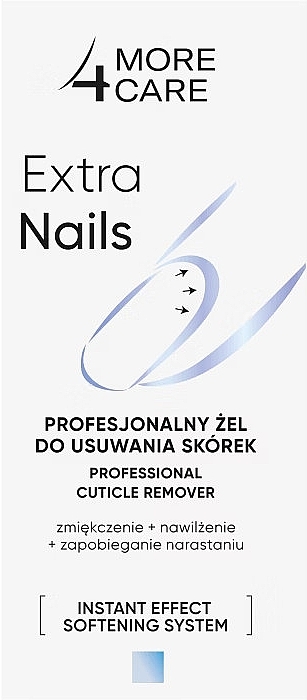 Professionelles Nagelhautentferner-Gel - More4Care Extra Nails — Bild N2