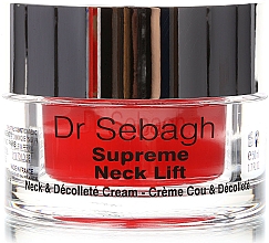 Düfte, Parfümerie und Kosmetik Creme mit Lifting-Effekt für Hals und Dekolleté - Dr Sebagh Supreme Neck Lift Cream