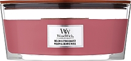 Duftkerze - WoodWick Smoked Melon & Pink Quartz — Bild N2