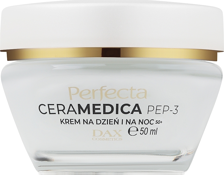 Anti-Falten Lifting-Creme für Tag und Nacht 50+ - Perfecta Ceramedica Pep-3 Lifting Anti-Aging Face Cream 50+ — Bild N2