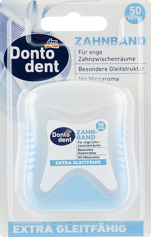 Zahnseide mit Minzgeschmack - Dontodent Extra Slippery — Bild N1
