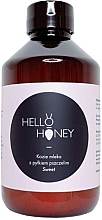 Düfte, Parfümerie und Kosmetik Bademilch Ziegenmilch mit Blütenpollen - LullaLove Hello Honey Bath Milk Sweet