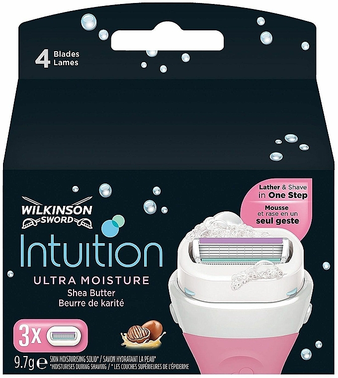 Rasierklingen 3 St. - Wilkinson Sword Intuition Ultra Moisture Razor Blades — Bild N1