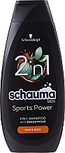 Düfte, Parfümerie und Kosmetik Shampoo für Männer "Sports Power" - Schwarzkopf Schauma Men Shampoo