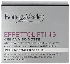 Nachtcreme mit Lifting-Effekt - Bottega Verde Lifting Effect Anti-Ageing Night Face Cream — Bild N3