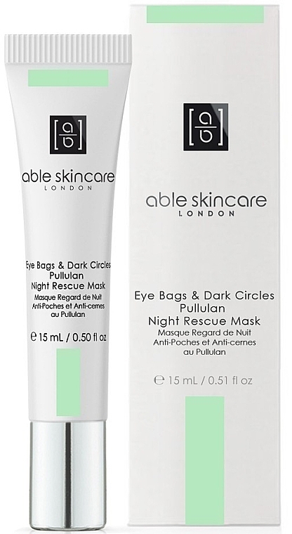 Nachtmaske für die Augenpartie - Able Skincare City Shield+ Eye Bags & Dark Circles Pullulan Night Recovery Mask — Bild N1