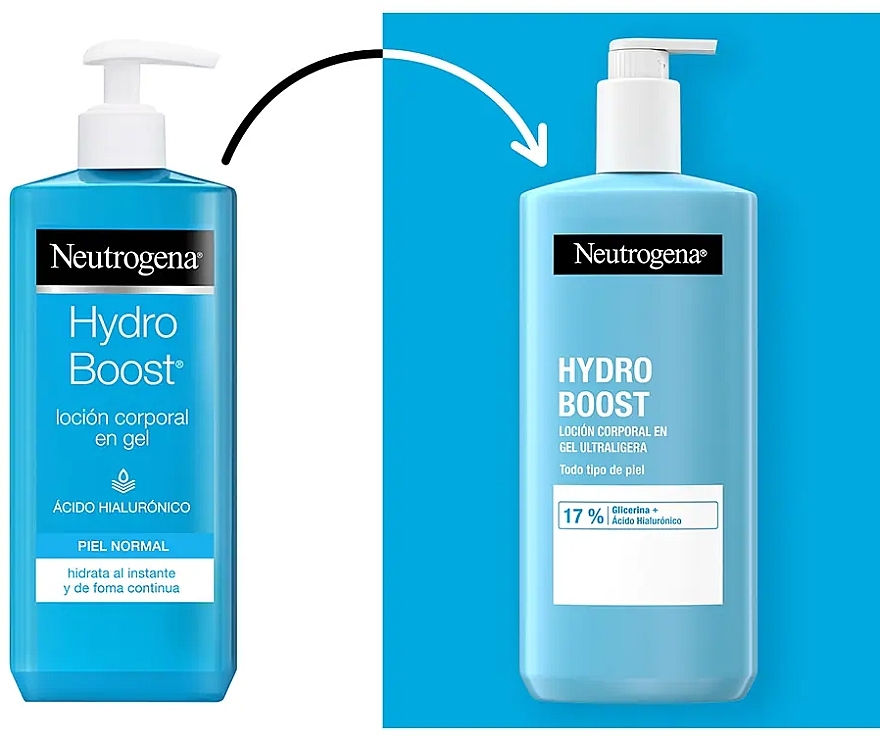 Set - Neutrogena Hydro Boost Body Lotion Gel (b/lot/2x750ml) — Bild N2