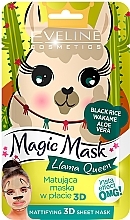 Tuchmaske Llama Queen - Eveline Cosmetics Magic Mask Llama Queen — Bild N1