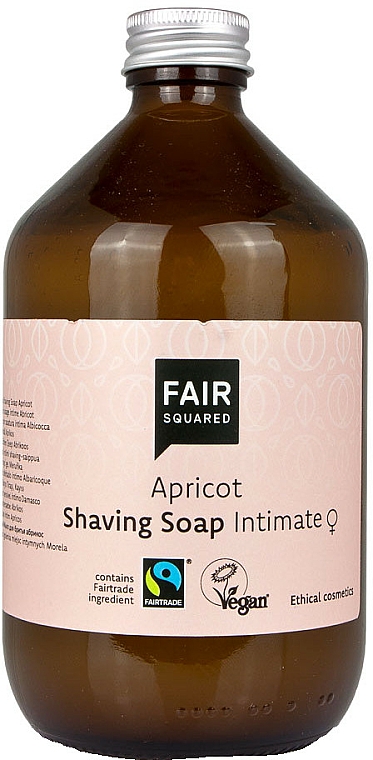 Rasierseife für den Intimbereich mit Aprikose - Fair Squared Apricot Shaving Soap Intimate — Bild N1
