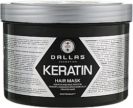 Düfte, Parfümerie und Kosmetik Creme-Maske für das Haar mit Keratin und Milcheiweißextrakt - Dalas Cosmetics Keratin Mask