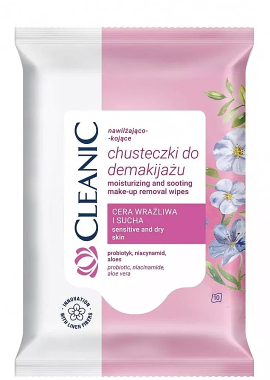 Abschminktücher für empfindliche und trockene Haut - Cleanic — Bild N1