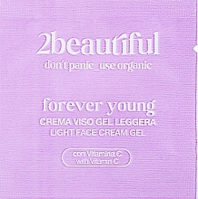 GESCHENK! Leichtes Creme-Gel für das Gesicht - 2beautiful Forever Young Light Face Cream Gel — Bild N1
