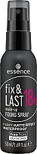Düfte, Parfümerie und Kosmetik Fixierspray - Essence Fix & Last 18h Make-up Fixing Spray