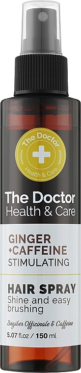 Stimulierendes Haarspray - The Doctor Health & Care Ginger + Caffeine Stimulating Hair Spray — Bild N1