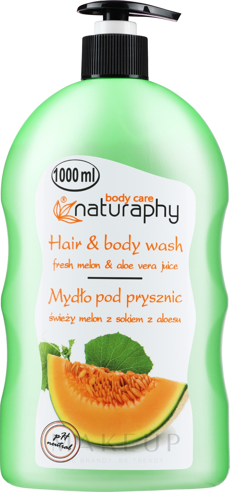 Duschgel für Haar und Körper Melone & Aloe Vera - Naturaphy  — Foto 1000 ml