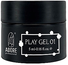 Glitzergel für Nageldesign - Adore Play Gel Glitter — Bild N1