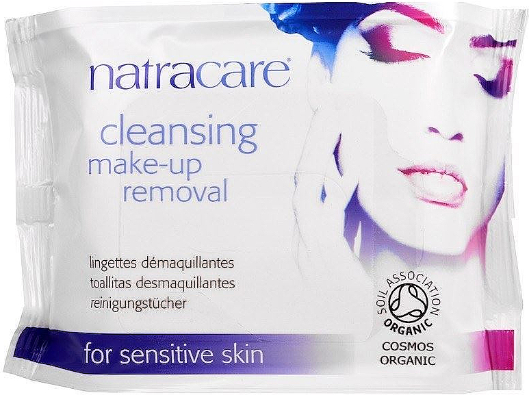Reinigungstücher zum Abschminken für empfindliche Haut - Natracare Cleansing Make-Up Removal Wipes — Bild N1