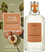 Maurer & Wirtz 4711 Acqua Colonia White Peach & Coriander - Eau de Cologne — Bild N4