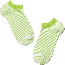 Düfte, Parfümerie und Kosmetik Socken für Damen Active weiß-grün - Conte