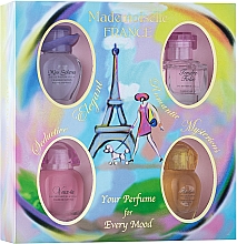 Düfte, Parfümerie und Kosmetik Charrier Parfums Mademoiselle France - Duftset (Eau de Parfum 11ml + Eau de Parfum 10.1ml + Eau de Parfum 13.5ml + Eau de Parfum 9.5ml) 