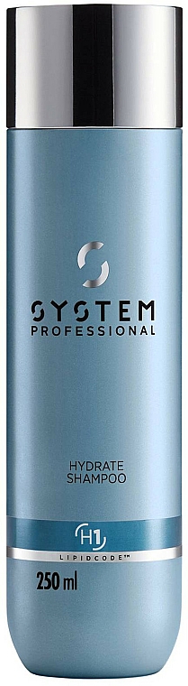 Feuchtigkeitsspendendes Haarshampoo - System Professional Lipidcode Hydrate Shampoo H1 — Bild N1