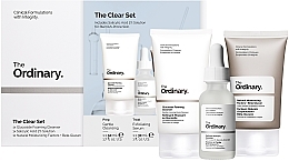 Düfte, Parfümerie und Kosmetik The Ordinary The Clear Set (Reinigungsschaum 50ml + Gesichtsserum 30ml + Gesichtscreme 30ml) - Gesichts- und Körperpflegeset