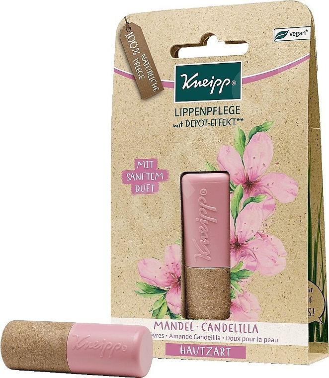 Lippenbalsam mit Mandel und Candelillawachs - Kneipp Almond & Candelilla Sensitive Lip Care — Bild N1