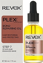 Revitalisierendes Haaröl - Revox Plex Repair Oil Bond Step 7 — Bild N2