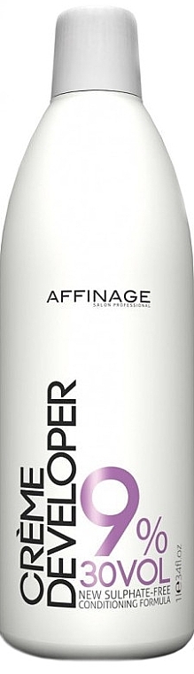 Oxidationscreme 9% - Affinage Salon Professional Creme Developer — Bild N2