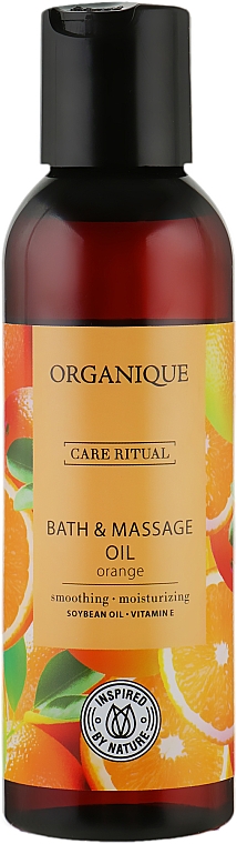 Bade- und Massageöl Orange - Organique HomeSpa Organique Bath & Massage Oil — Bild N1