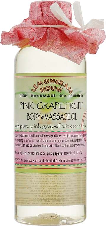 Massage-Körperöl Rosa Grapefruit - Lemongrass House Body & Massage Oil — Bild N1