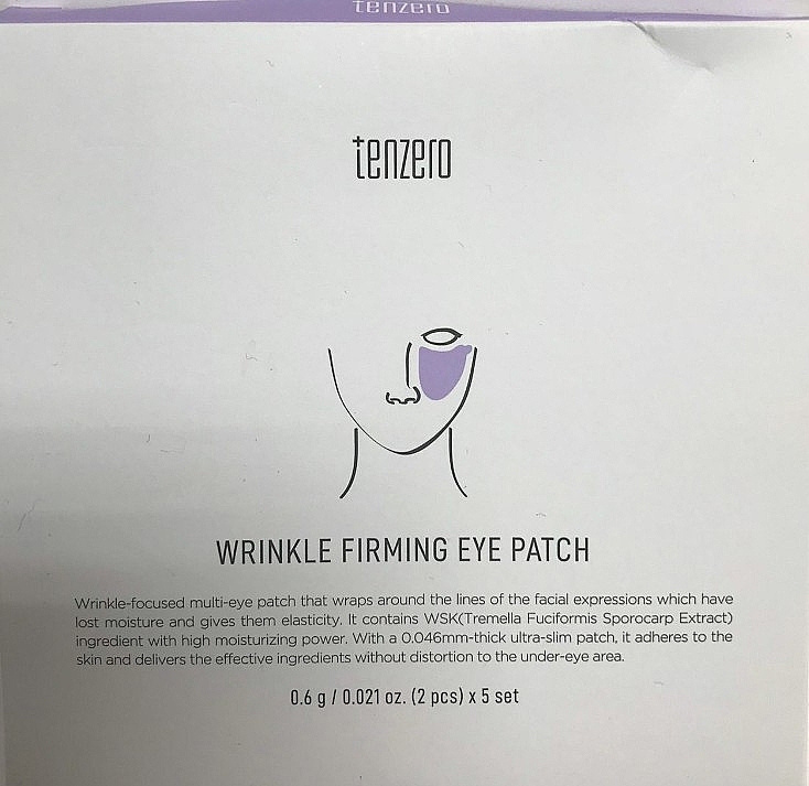 Augenpatches gegen Falten - Tenzero Wrinkle Firming Eye Patch — Bild N1