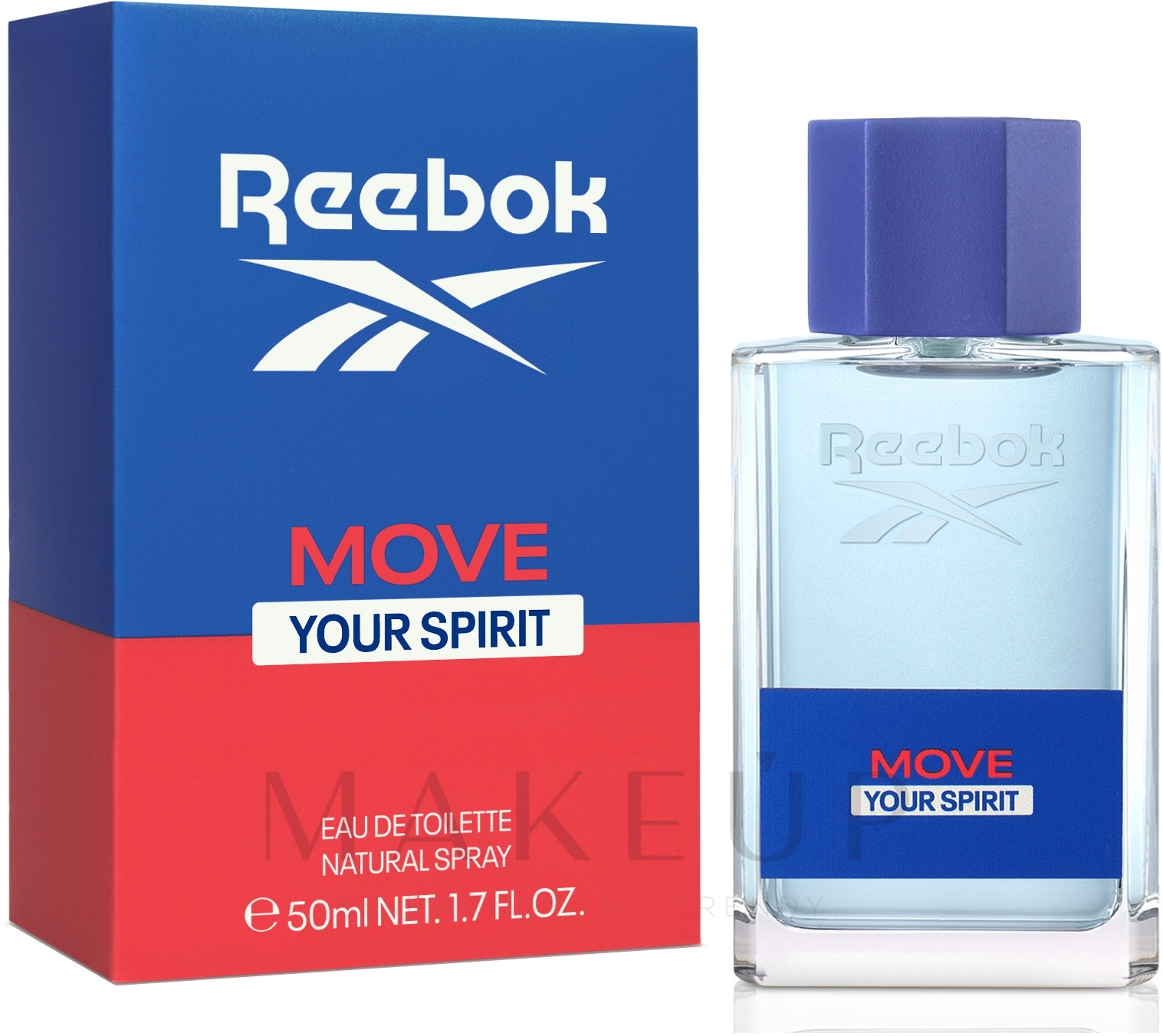 Reebok Move Your Spirit For Men - Eau de Toilette — Bild 50 ml