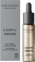 Düfte, Parfümerie und Kosmetik Flüssiger Highlighter - Madara Cosmetics Cosmic Drops Buildable Highlighter