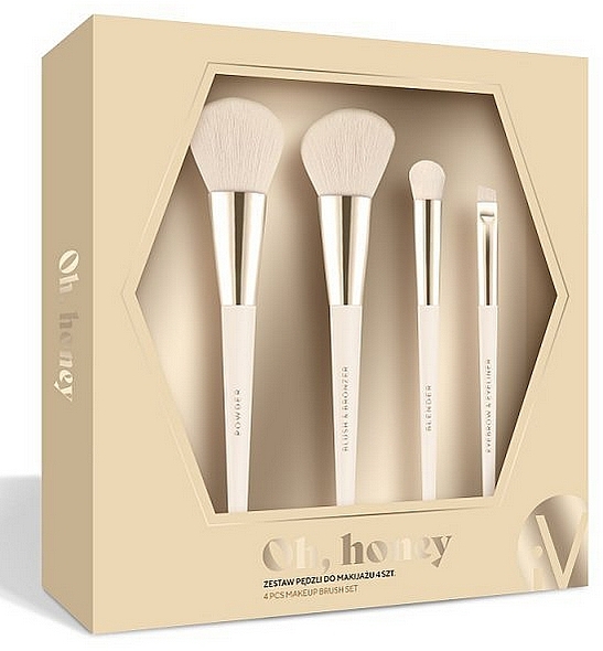 Inter-Vion Oh Honey Makeup Brush - Make-up-Pinsel-Set 4-tlg. — Bild N1