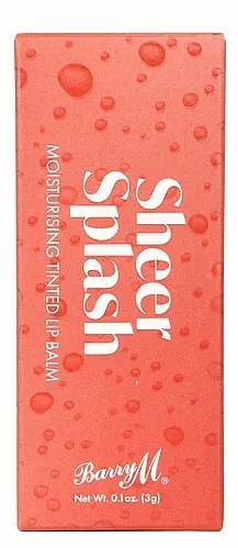 Feuchtigkeitsspendender Lippenbalsam - Barry M Sheer Splash Moisturising Tinted Lip Balm	 — Bild N2