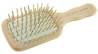 Haarbürste rechteckig 17 cm - Acca Kappa Pneumatic Beechwood Brush — Bild N1