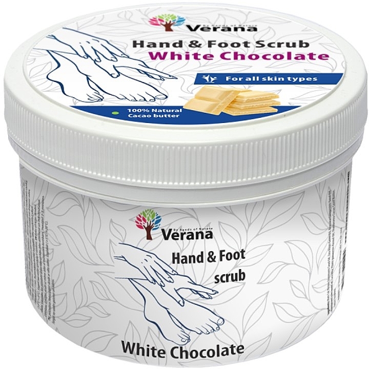 Hand- und Fußpeeling weiße Schokolade - Verana Hand & Foot Scrub White Chocolate — Bild N1