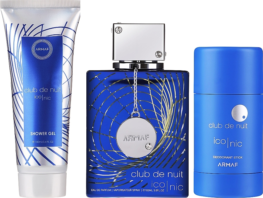 Armaf Club de Nuit Blue Iconic - Set (Parfum 105 ml + Deostick 75 g + Duschgel 100 ml) — Bild N1