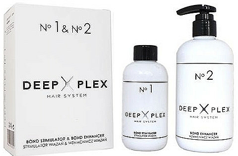 Haarpflegeset - Stapiz Deep Plex System No.1 & No.2 Set (Haaremulsion 150ml + Haaremulsion 290ml) — Bild N1