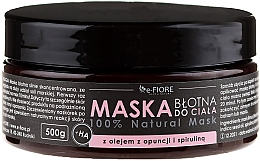 Düfte, Parfümerie und Kosmetik Schlammmaske für den Körper mit Spirulina und Kaktusöl - E-Fiore Body Mask With Spirulina, Opuntia Oil And HA Acid