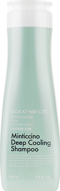 Haarshampoo - Doori Cosmetics Look At Hair Loss Minticcino Deep Cooling Shampoo — Bild N2