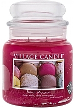 Düfte, Parfümerie und Kosmetik Duftkerze im Glas - Village Candle French Macaron