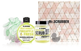 Set - Mr.Scrubber Pineapple (body/scr/300 g + sh/gel/300 ml + sh/sponge) — Bild N1