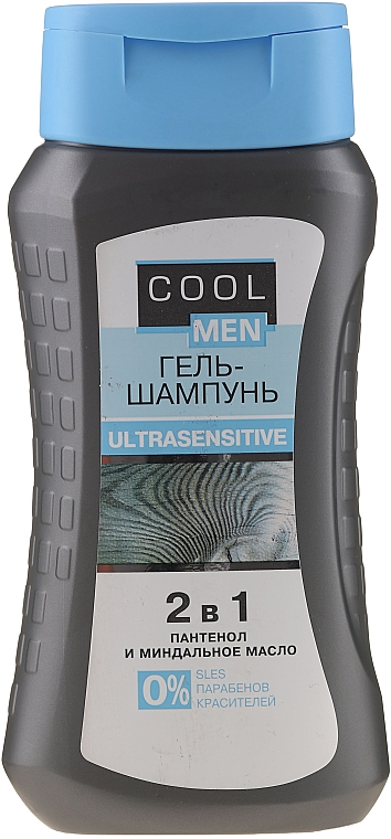 2in1 Duschgel-Shampoo mit D-Panthenol und Mandelöl - Cool Men — Bild N1