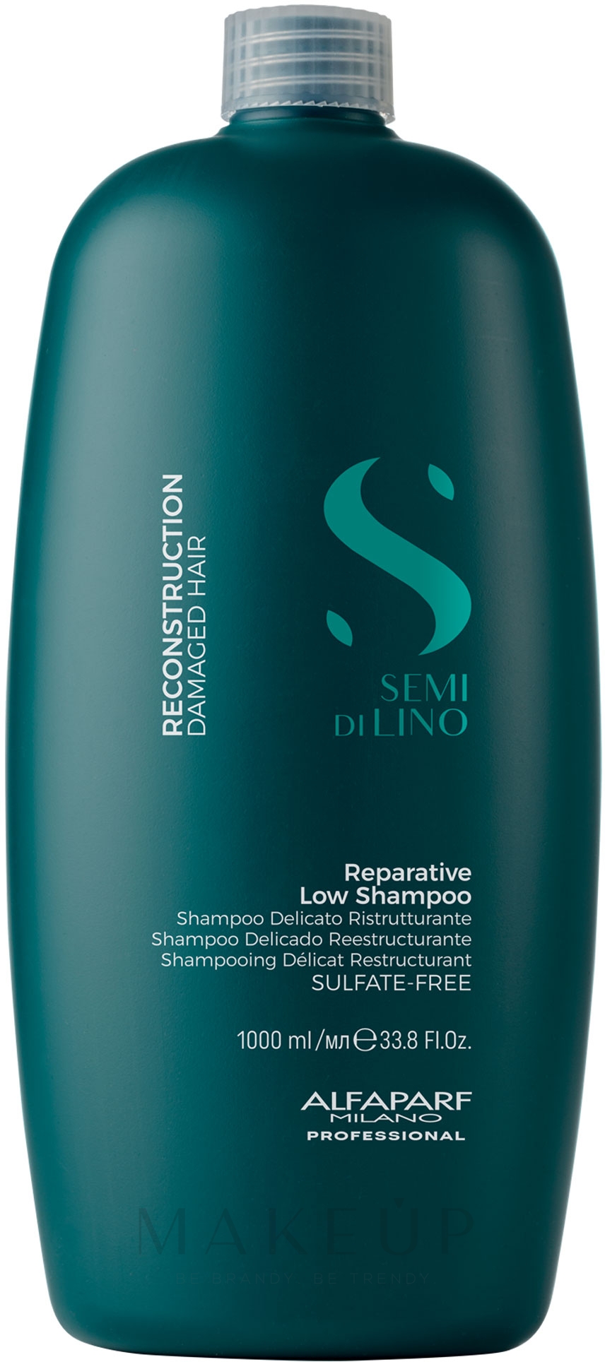 Shampoo für geschädigtes Haar - Alfaparf Semi Di Lino Reconstruction Reparative Low Shampoo — Bild 1000 ml