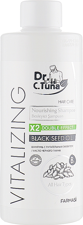Shampoo mit Schwarzkümmel - Farmasi Dr. Tuna Black Seed Oil Shampoo — Bild N1
